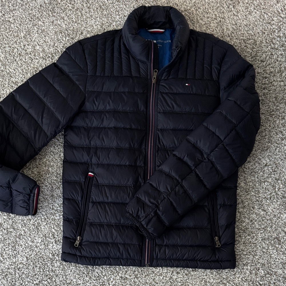 Tommy Hilfiger Men's Navy Puffer Jacket